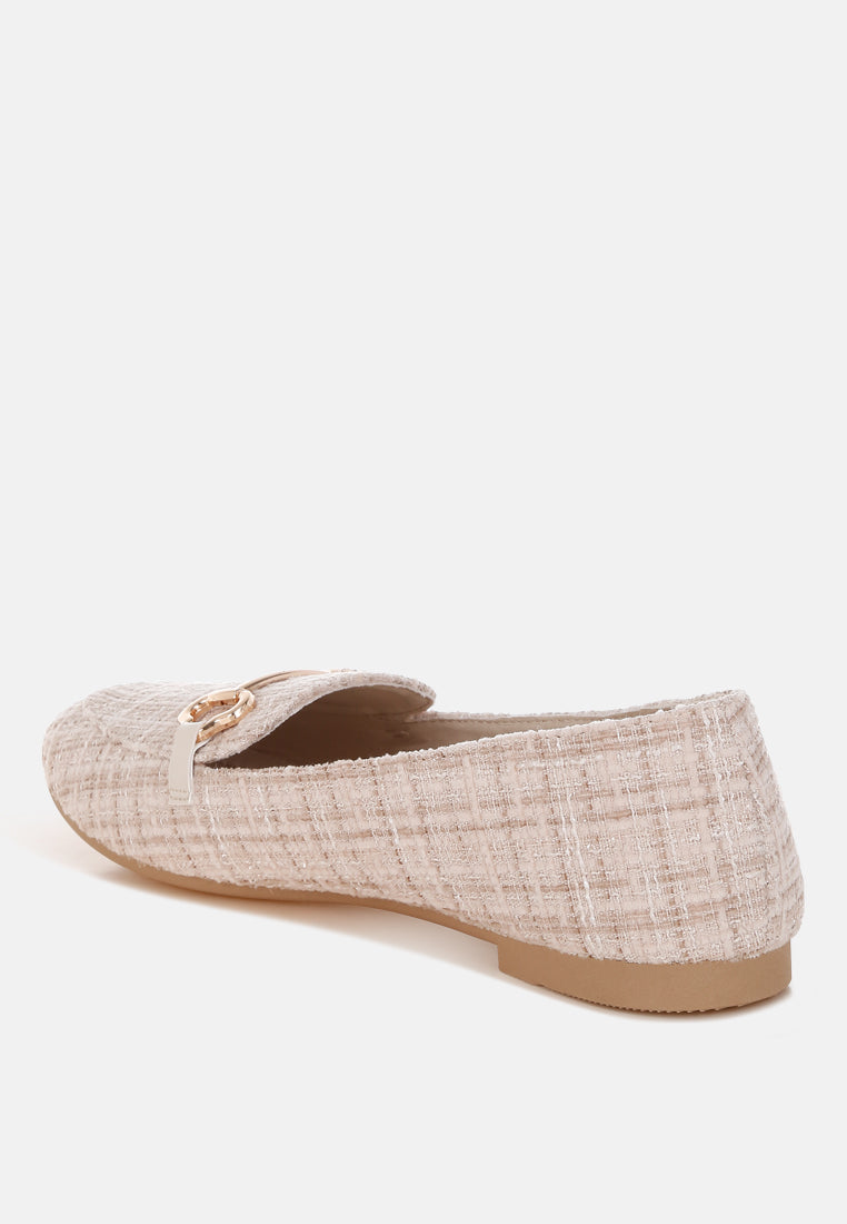 Drairi Horsebit Detail Tweed Loafers-3