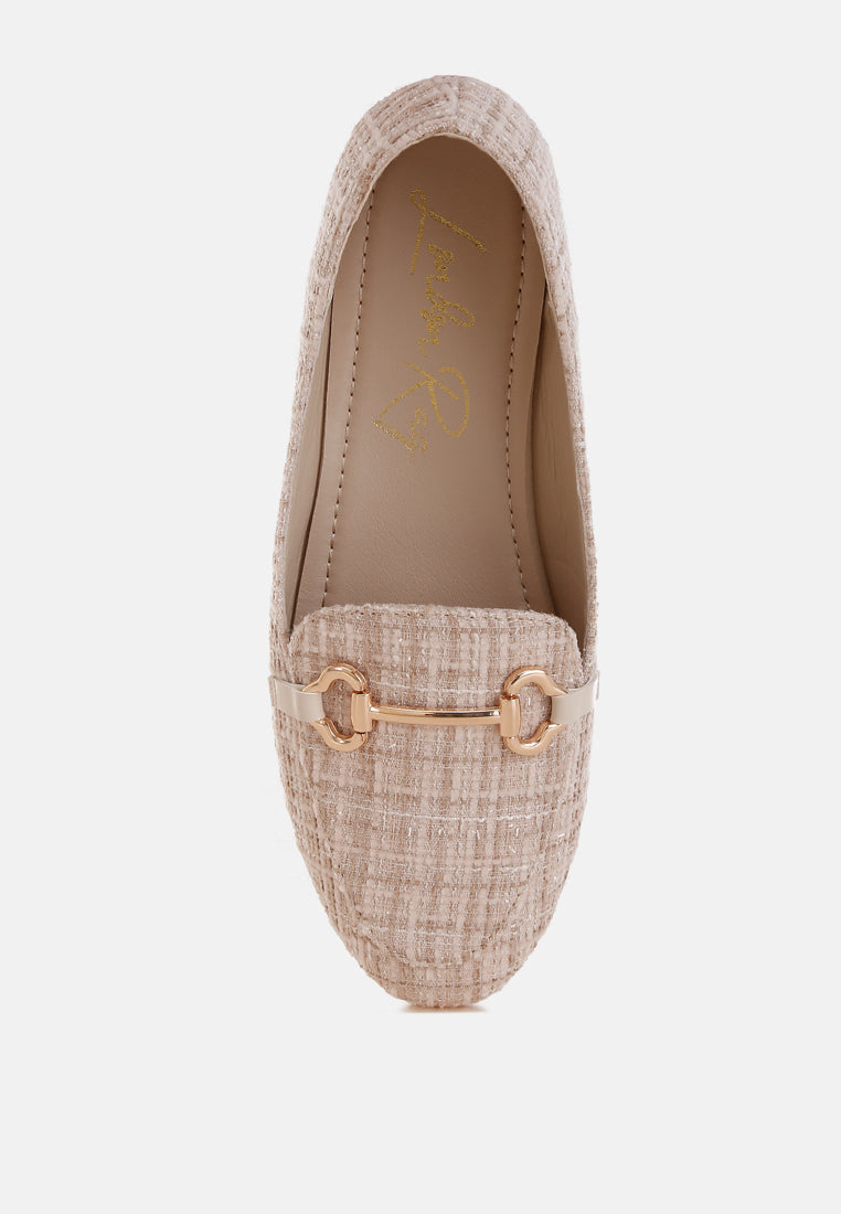 Drairi Horsebit Detail Tweed Loafers-4