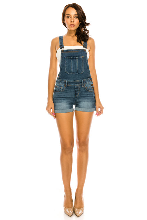 Classic Denim Shortalls-0