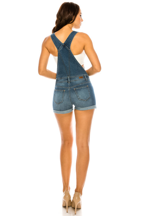 Classic Denim Shortalls-3