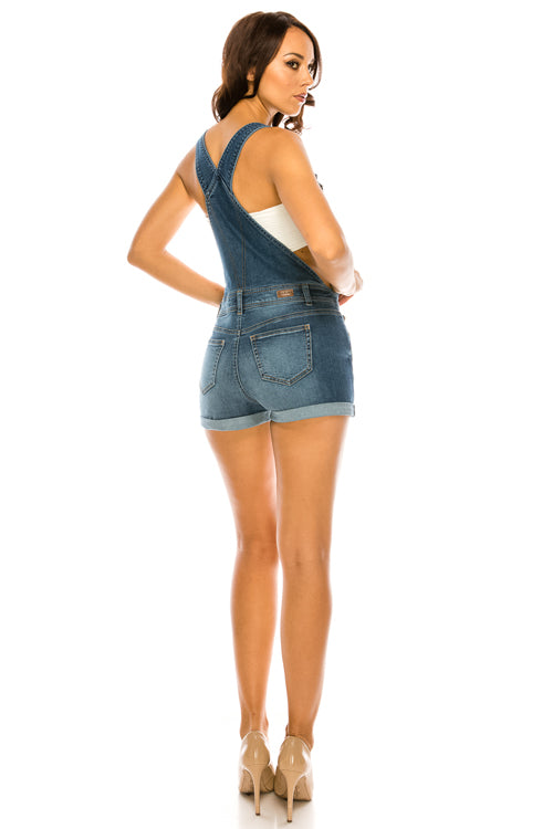Classic Denim Shortalls-2