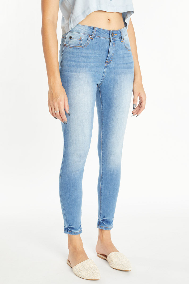 High Rise 5 Pocket Skinny Jeans-2
