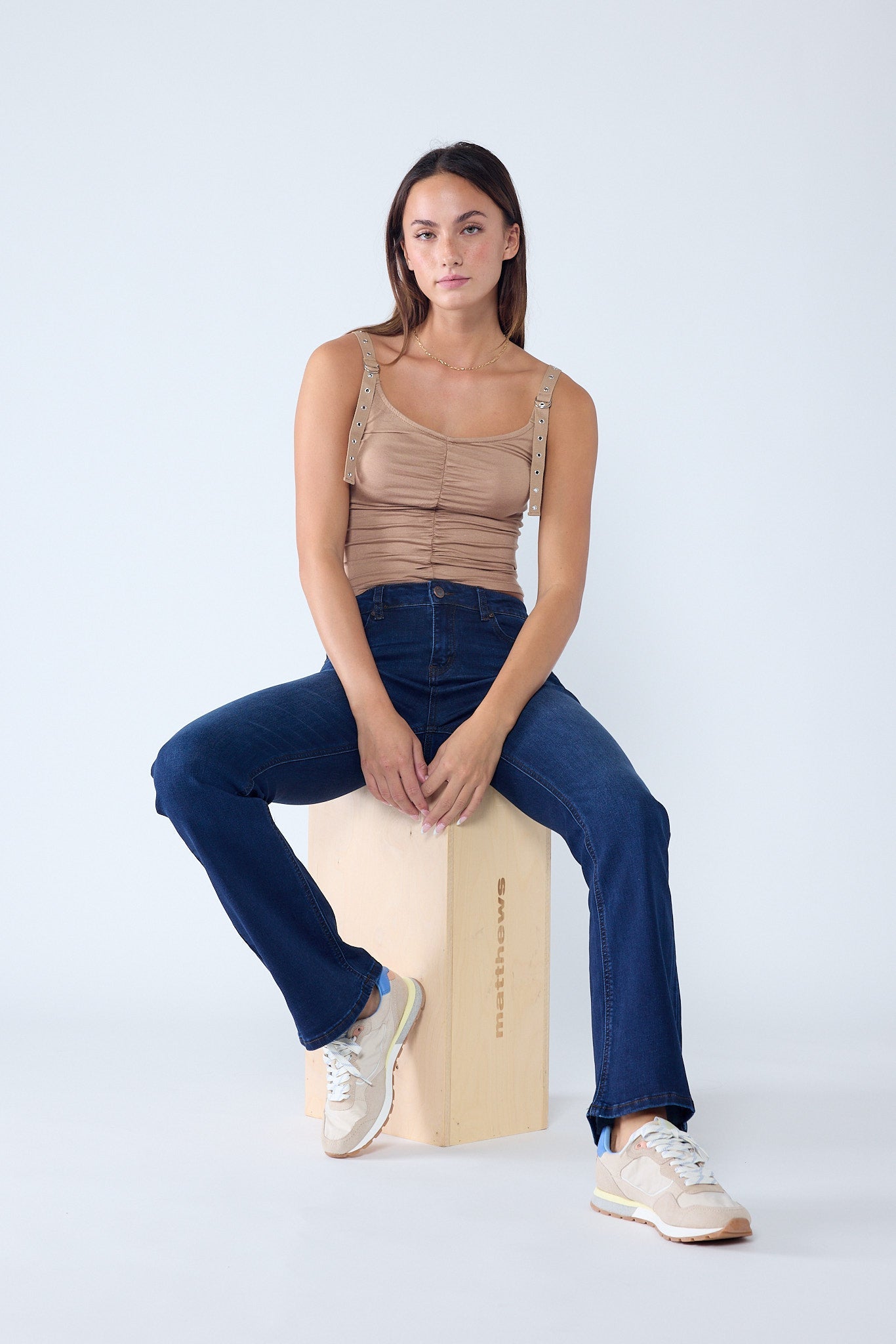 High Rise 5-Pocket Bootcut Jeans-4