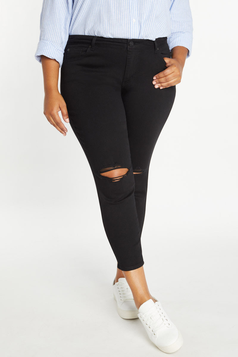 High Rise Destructed Ankle Grazer-0