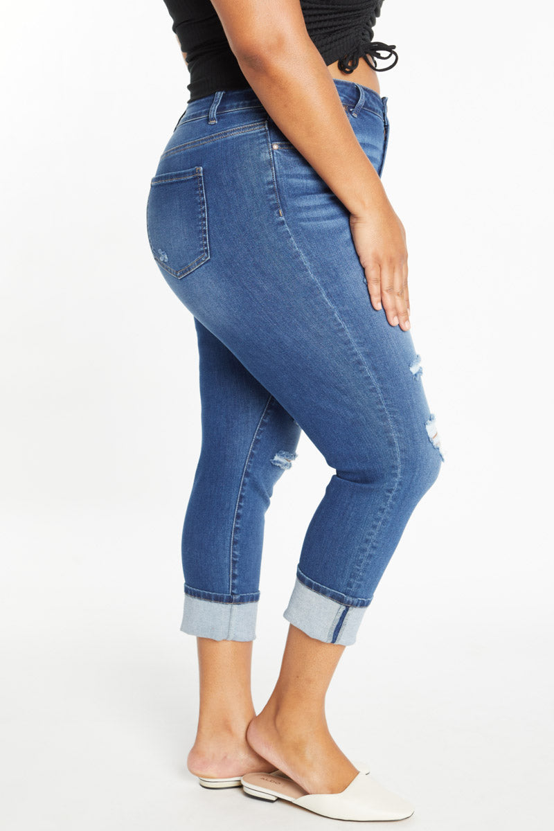 High Rise Wide Cuff Ankle Grazer-3