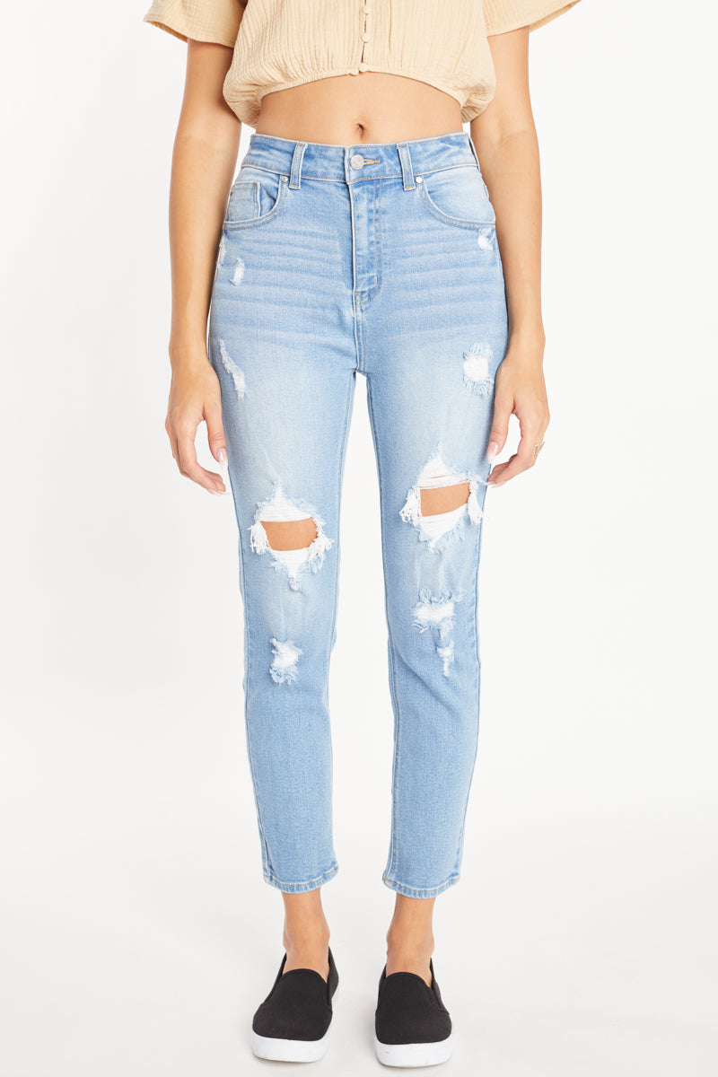Super High Rise Mom Skinny Jeans-2
