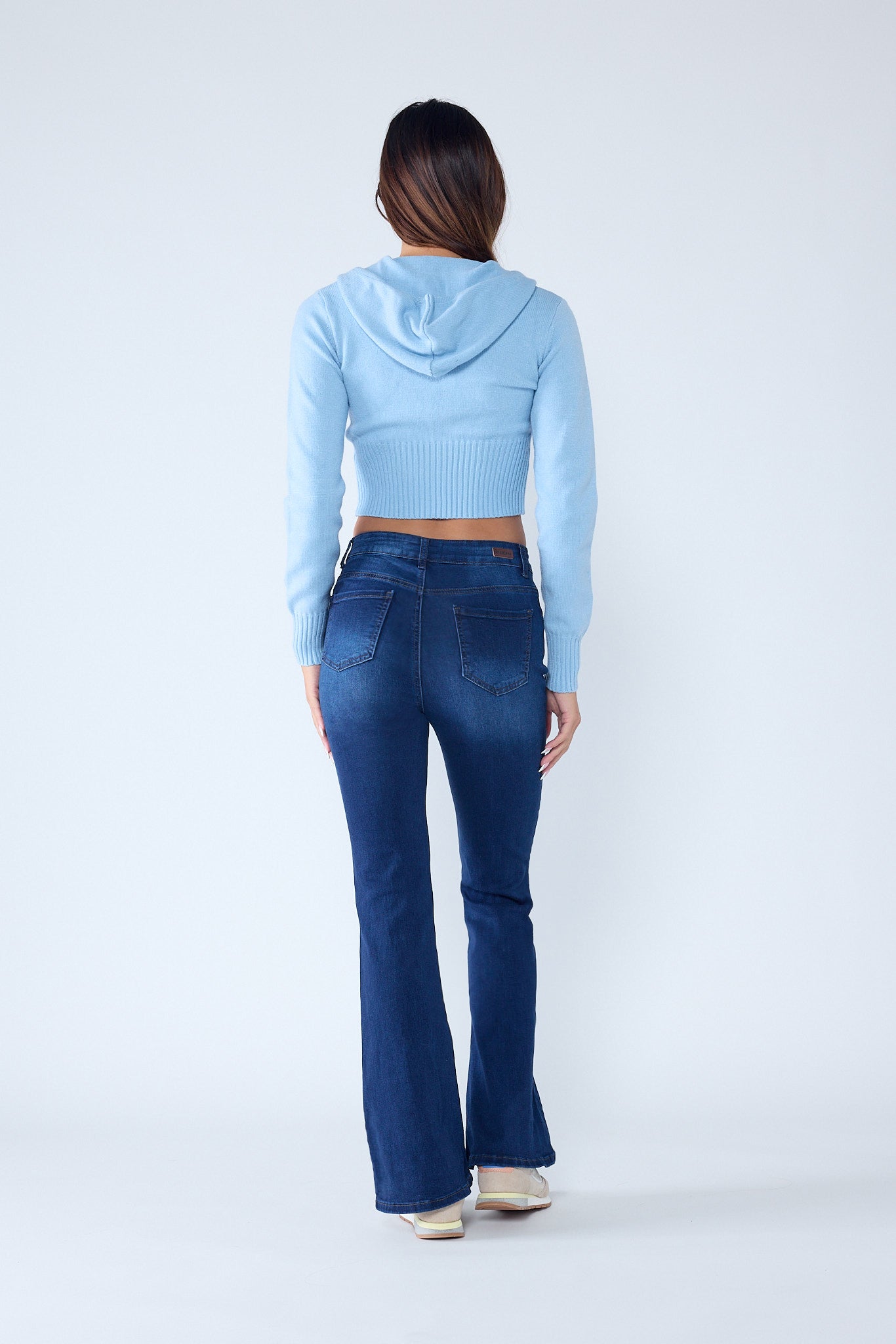 Super High Rise 5-Pocket Flare Jeans-2