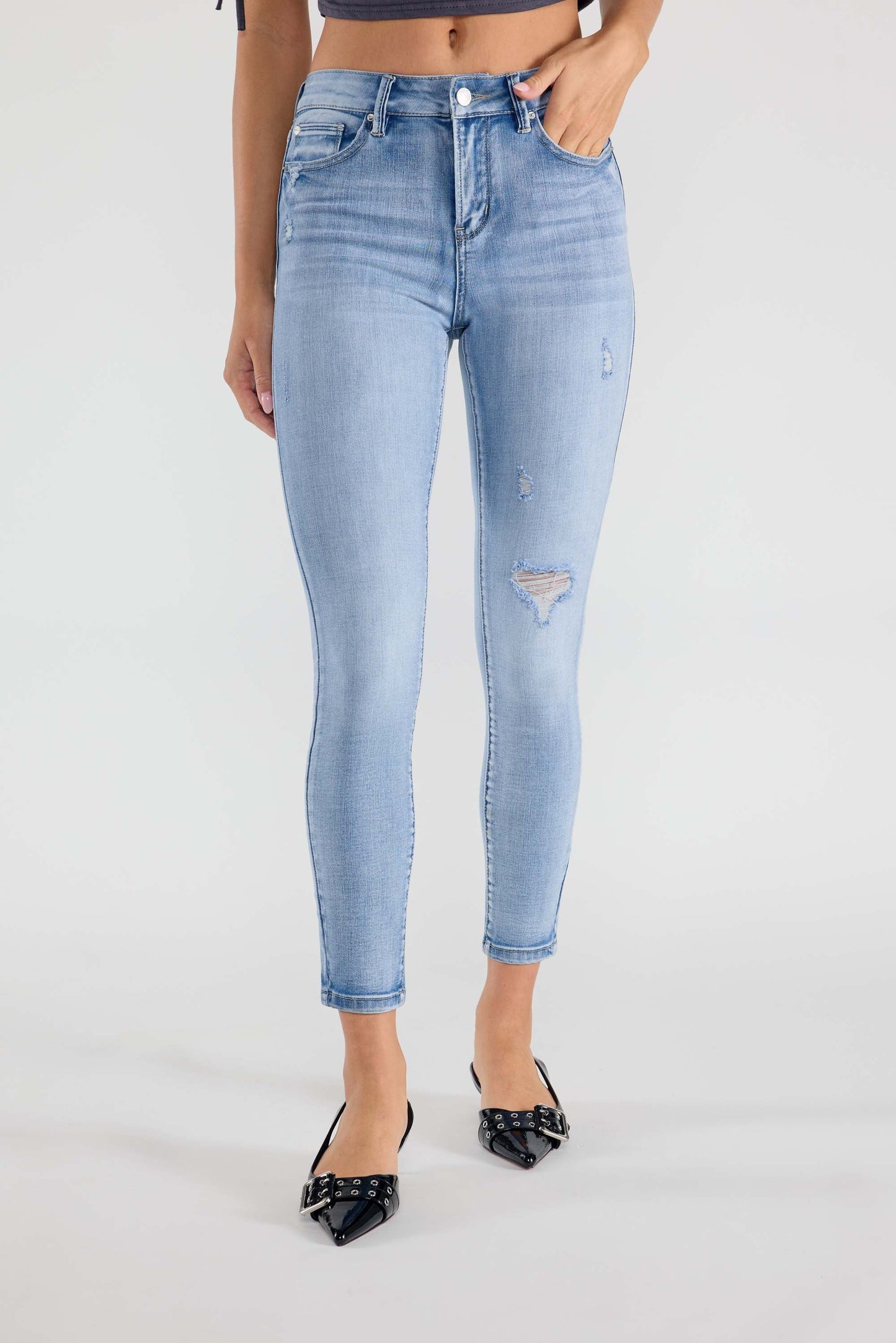 Destructed Skinny Jeans-2