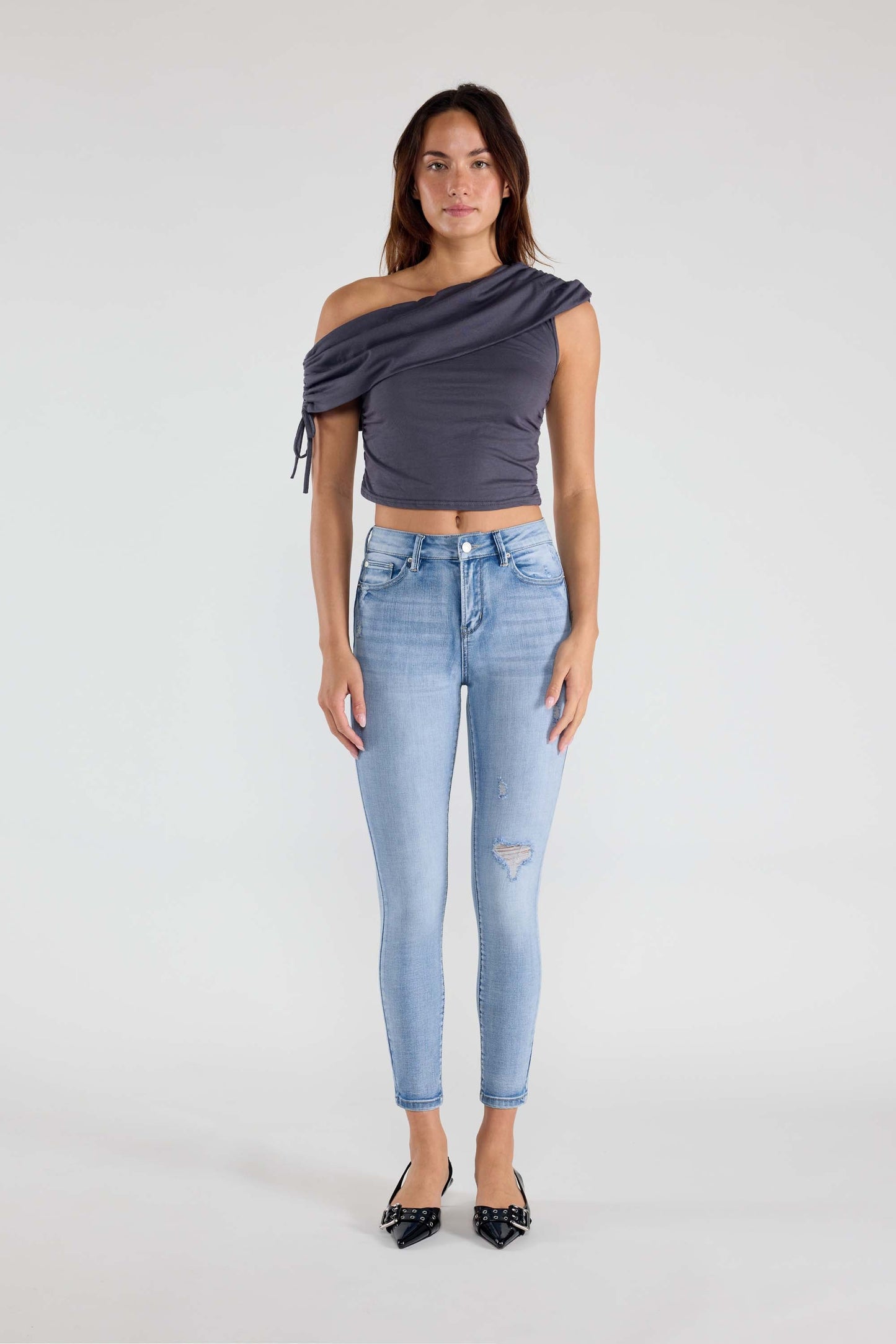 Destructed Skinny Jeans-3