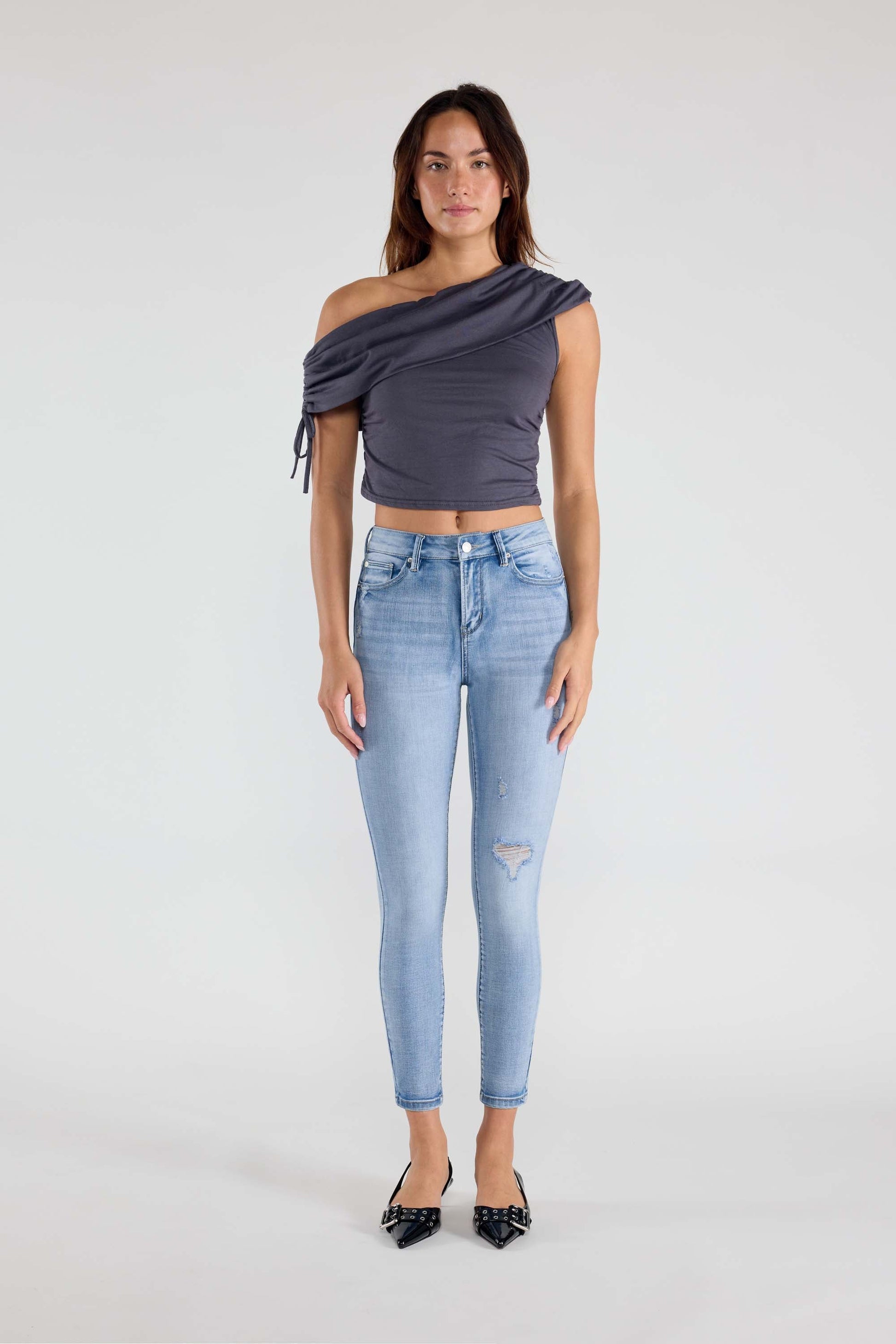 Destructed Skinny Jeans-3