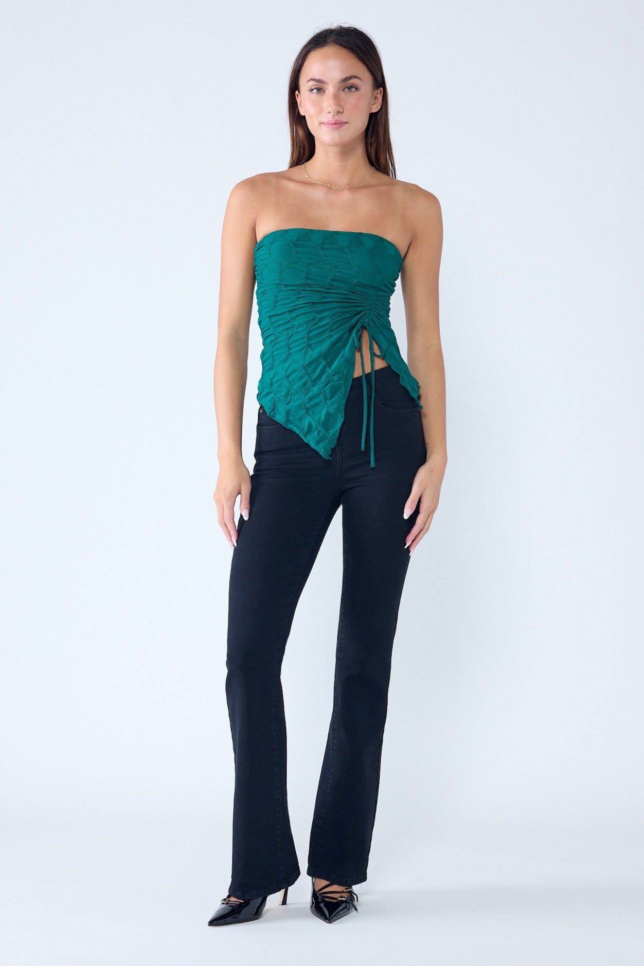 High Rise Classic Bootcut Jeans-0