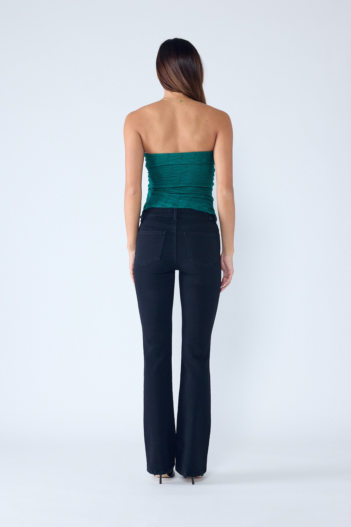 High Rise Classic Bootcut Jeans-3