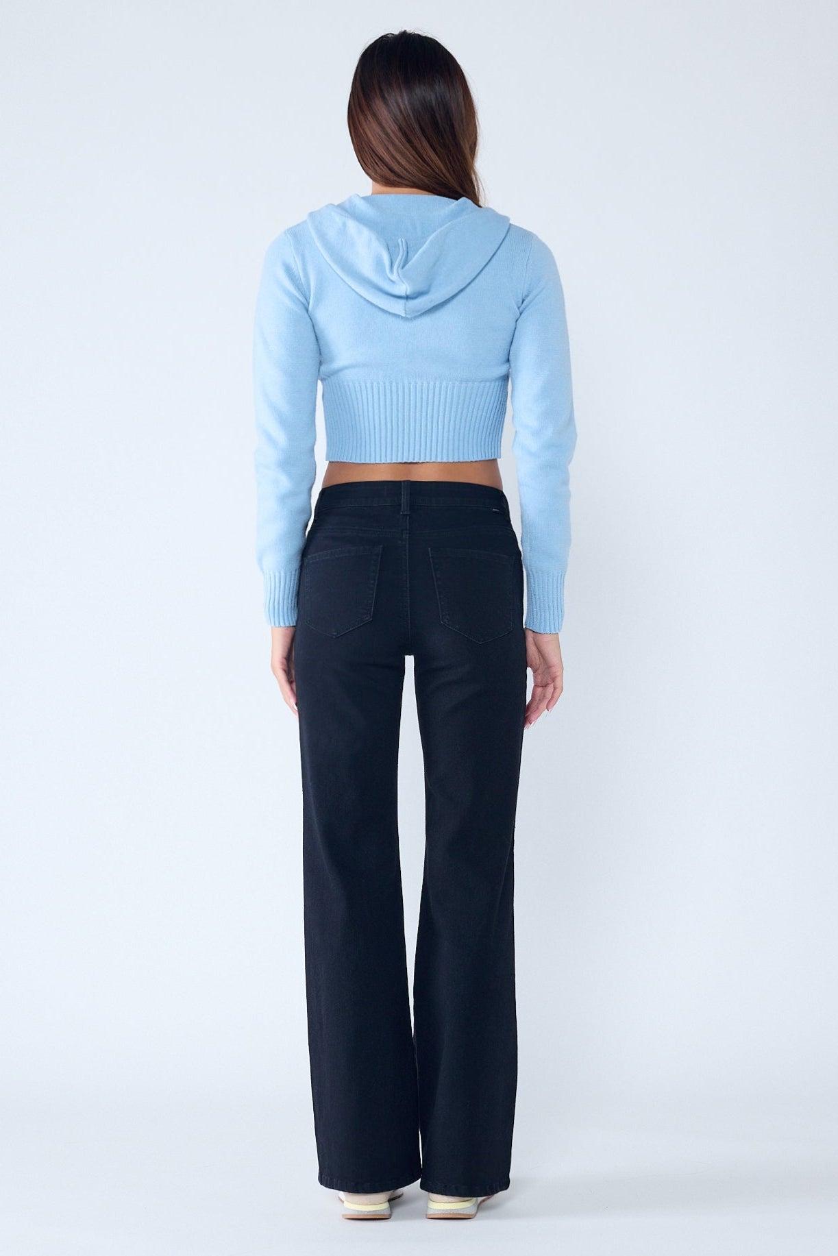 High Rise Classic Wide Leg Jeans-1