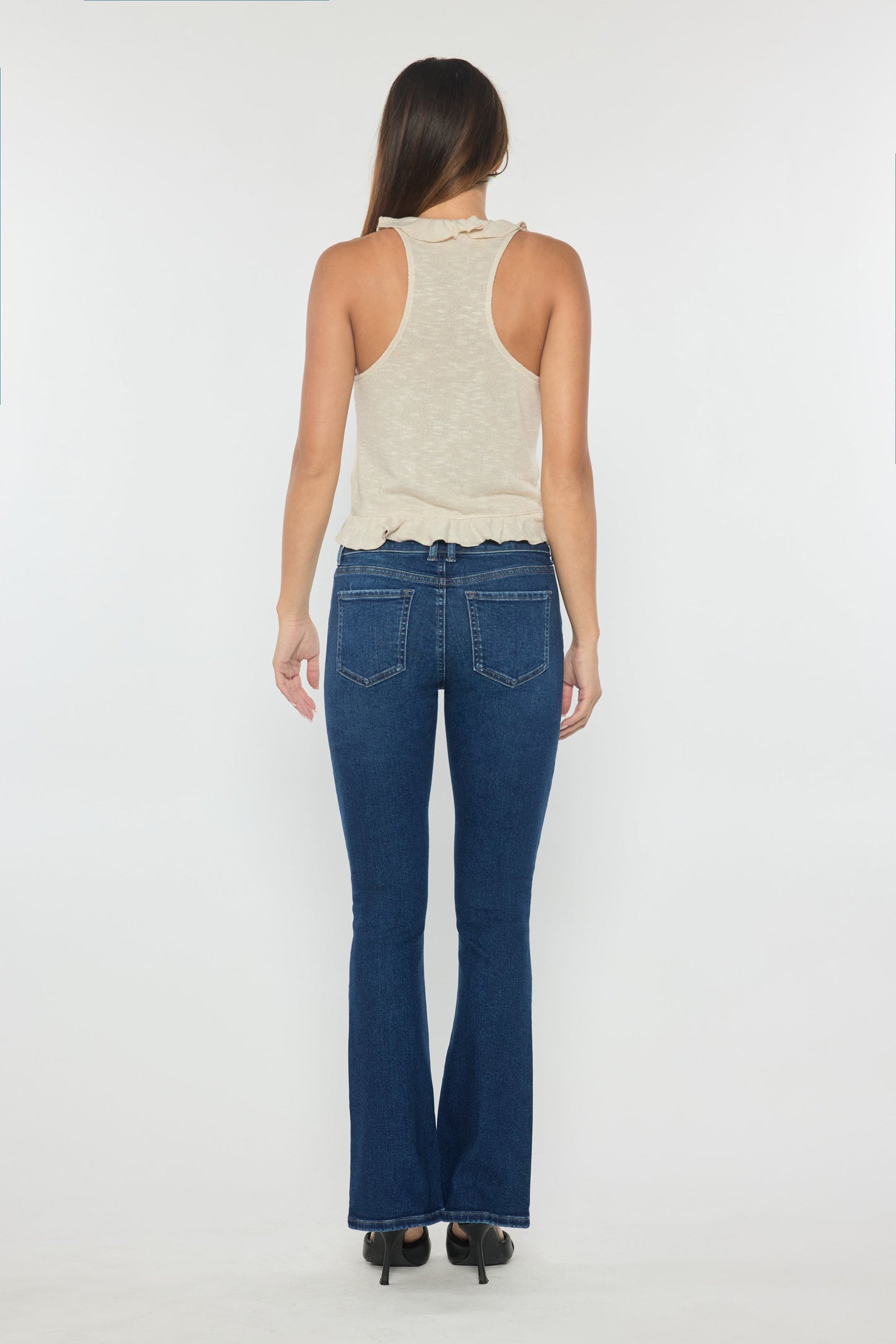 Mid Rise Bootcut Jeans-2