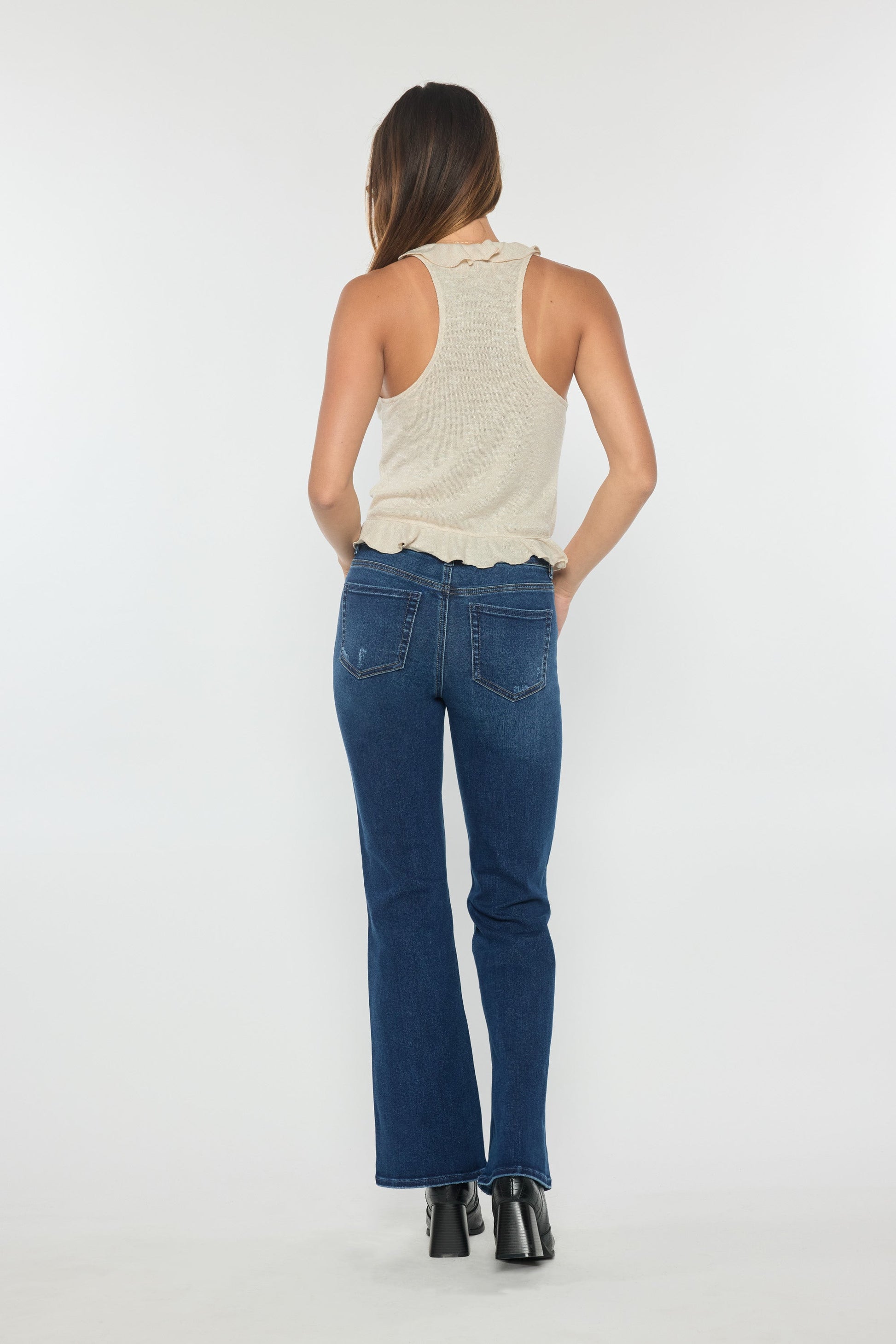 High Rise Baby Wide Leg Jeans-2
