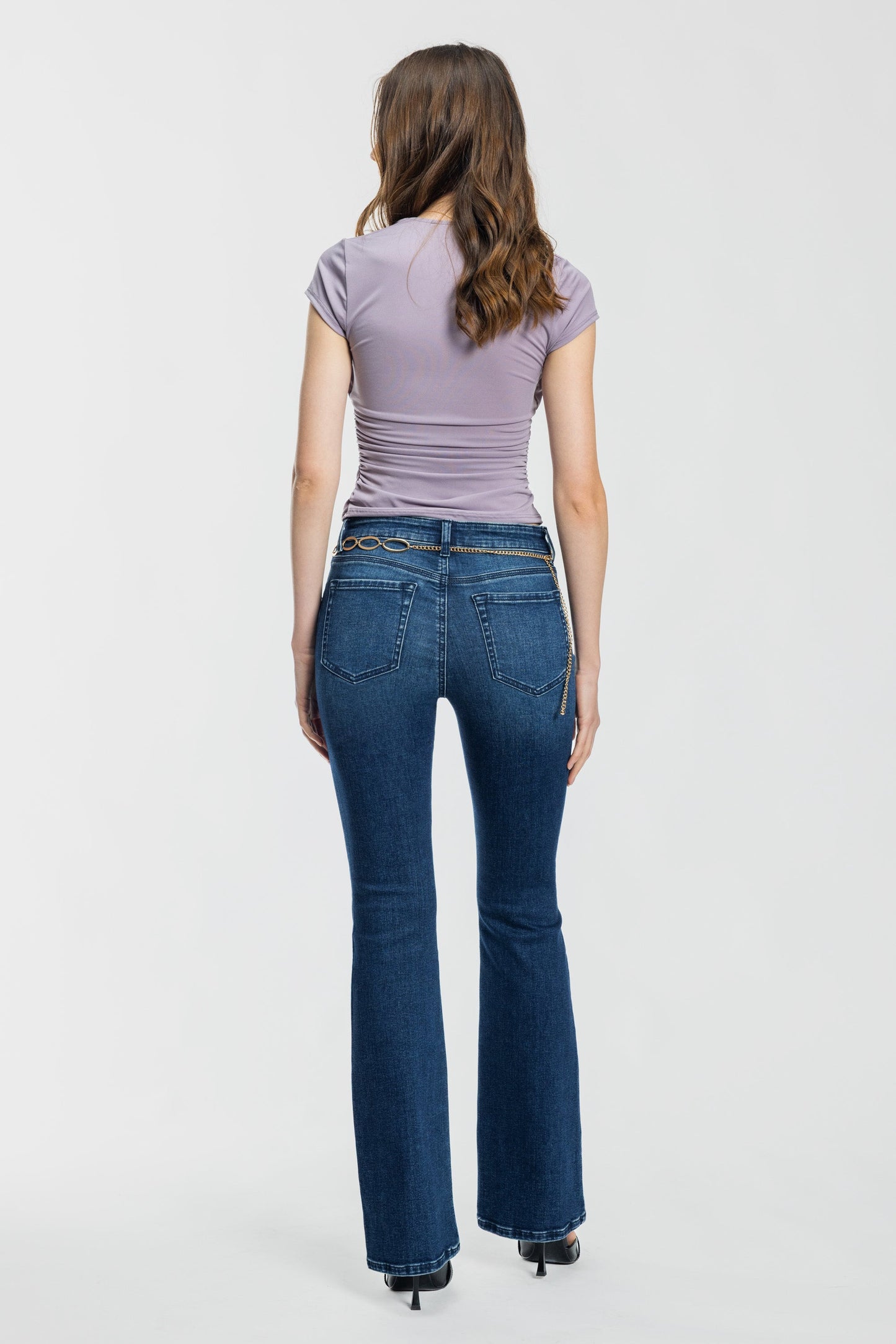High Rise Bootcut Jeans-1