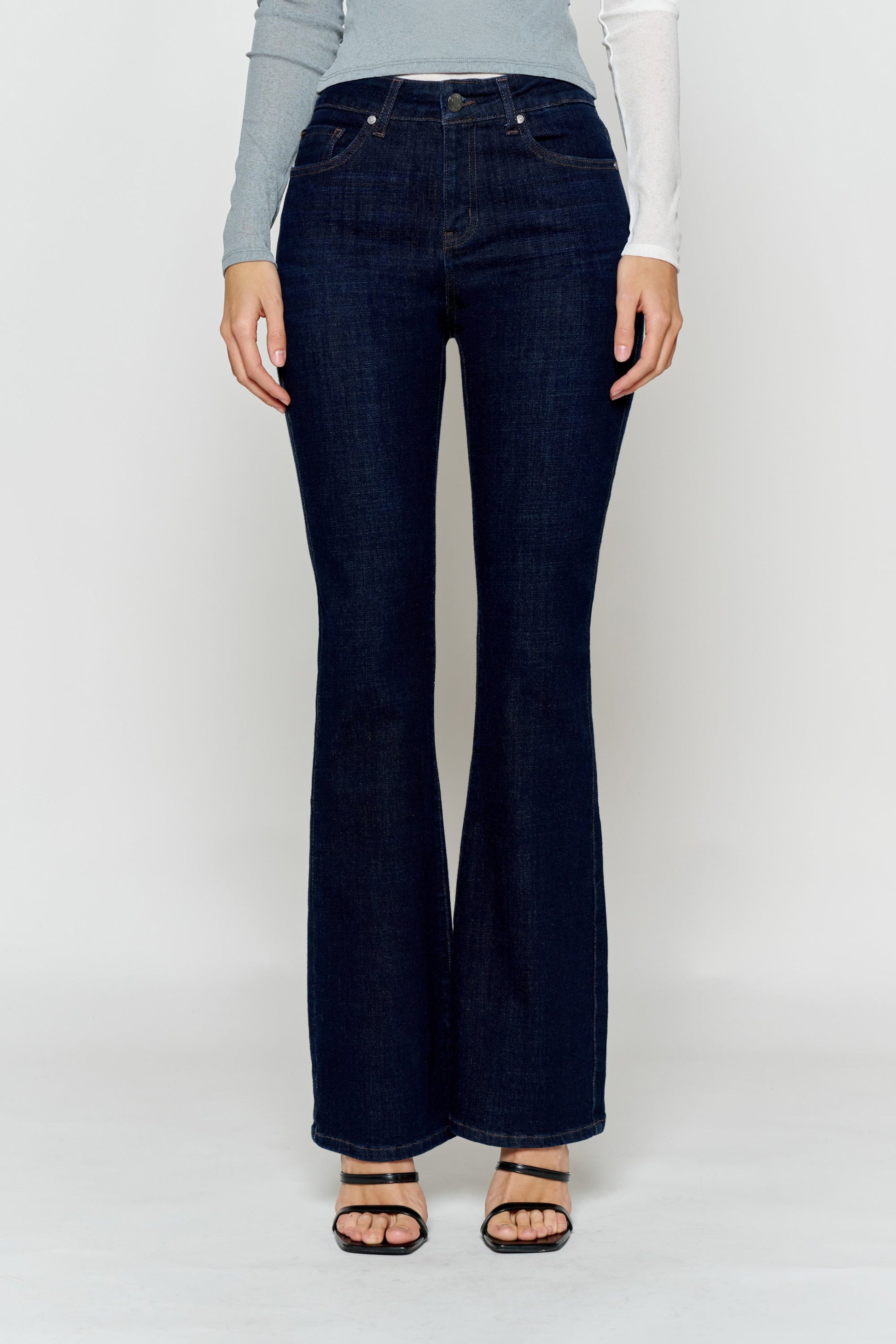 High Rise Bootcut Jeans-1