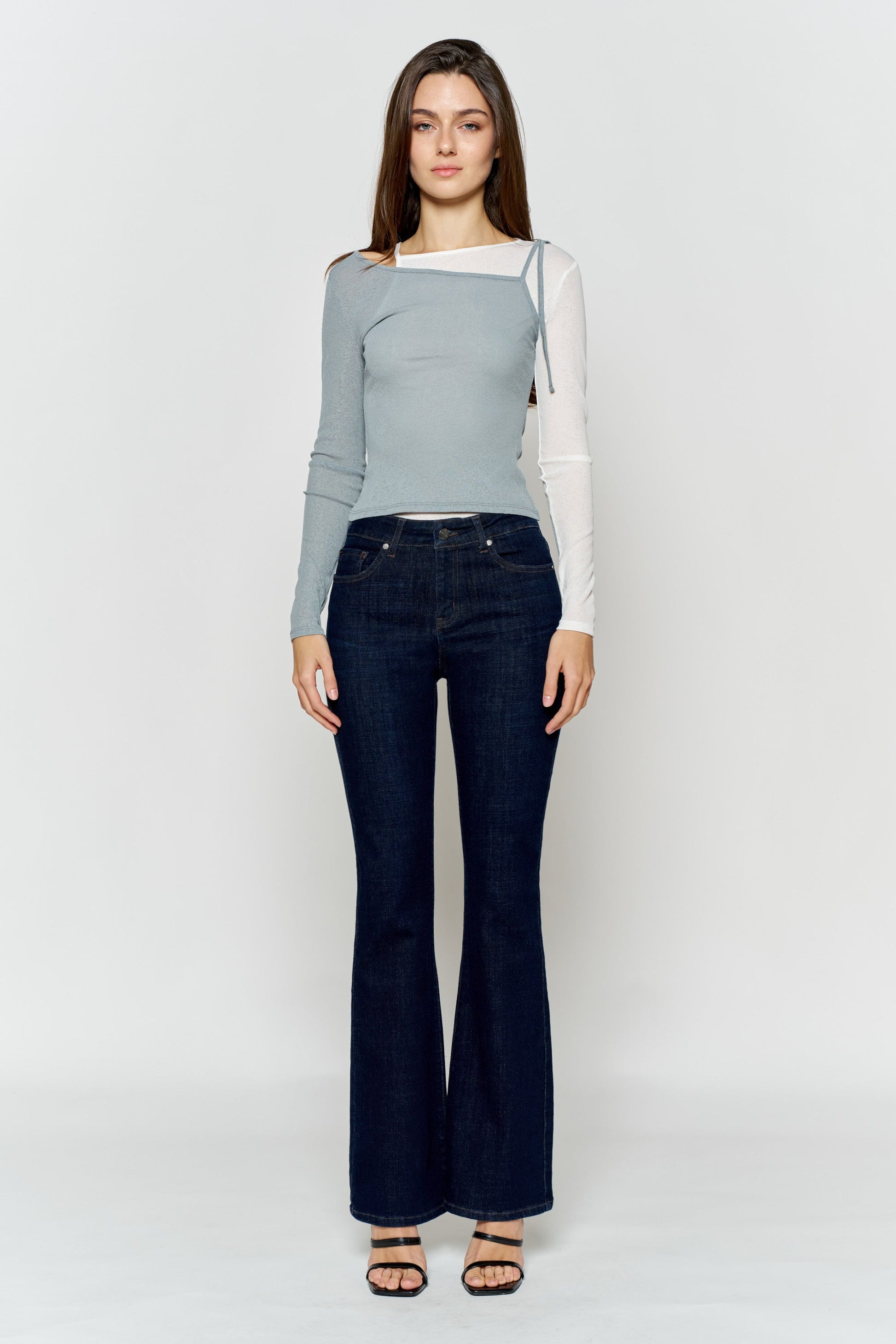 High Rise Bootcut Jeans-2