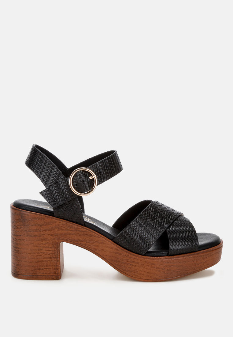 Elenia Platform Block Heel Sandals-0