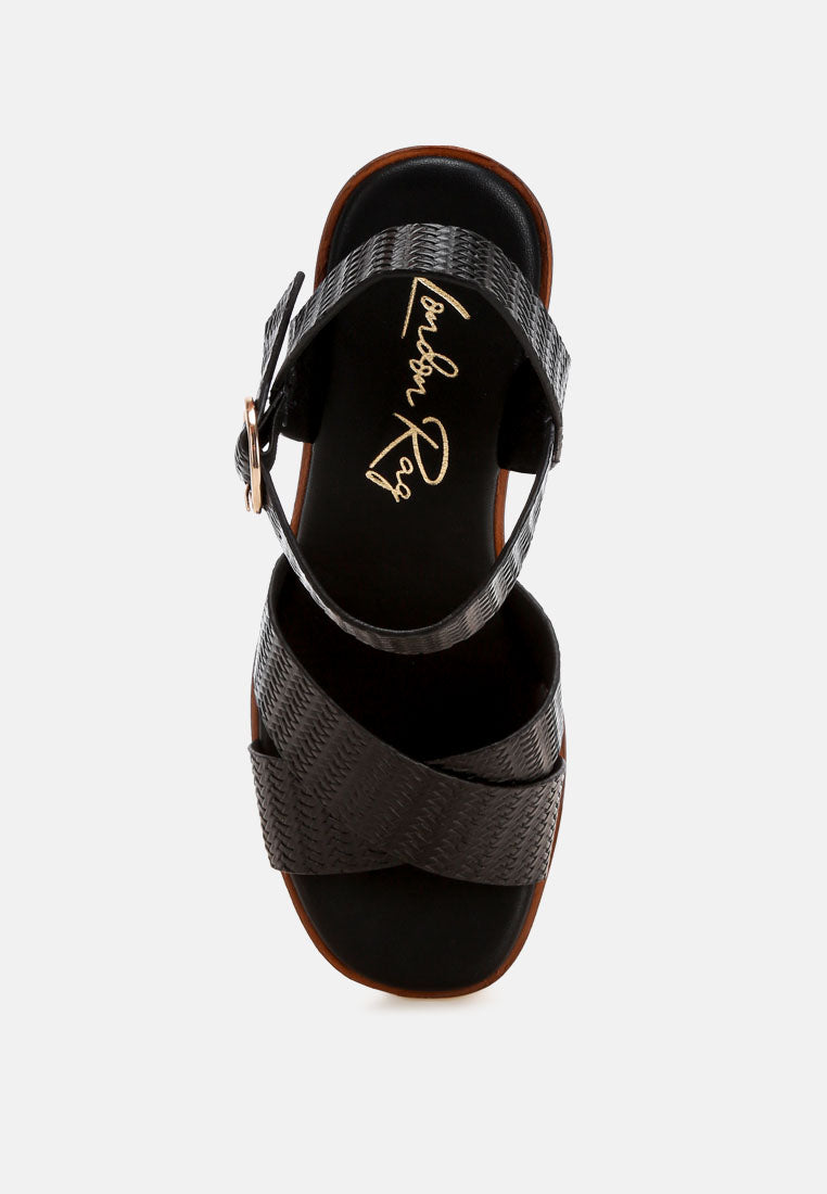 Elenia Platform Block Heel Sandals-4