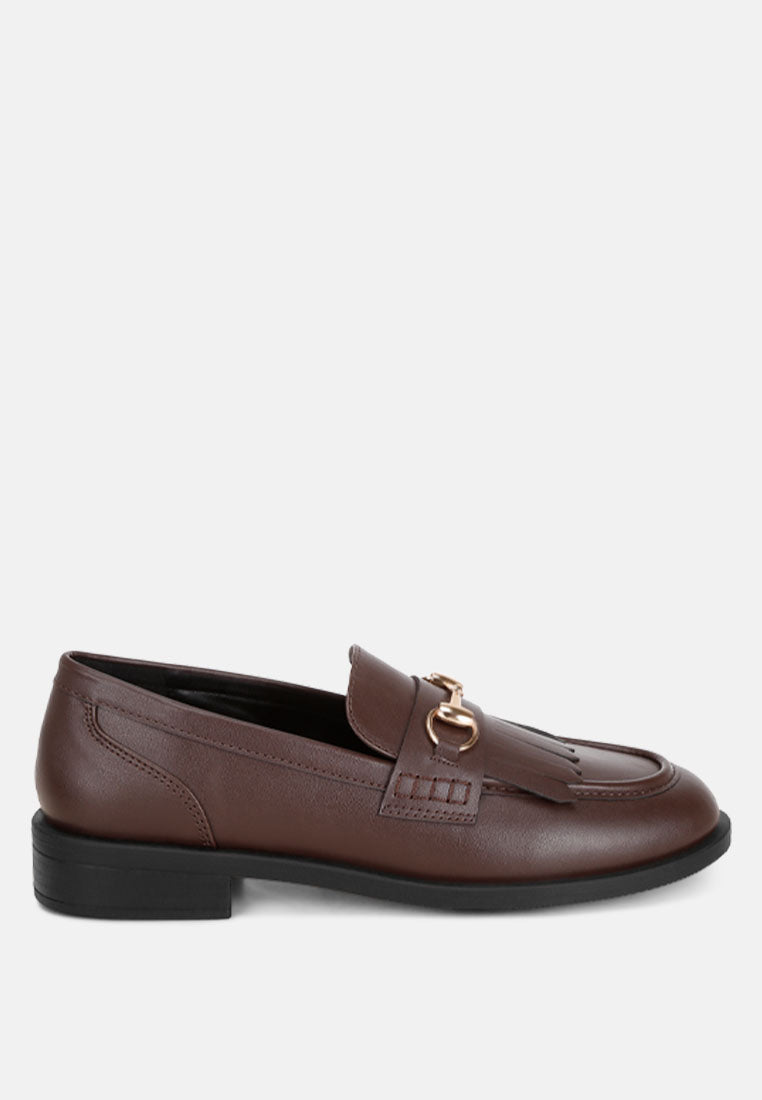 Enola Low Block Heel Loafers-0