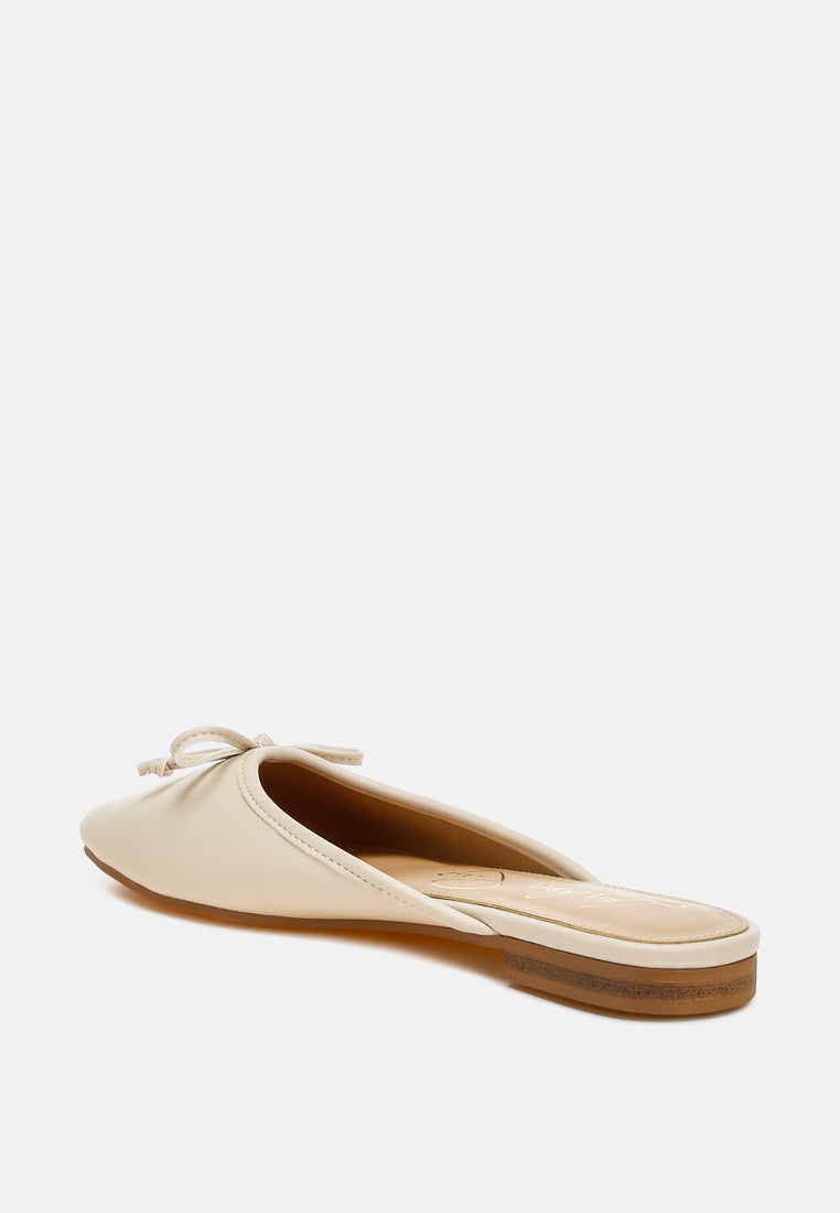 Eras Bow Slip-On Flat Mules-3