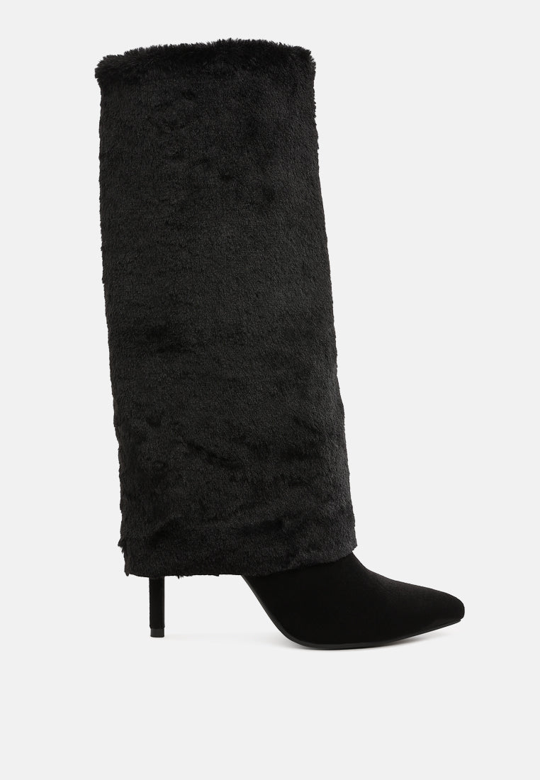 Everglade Fold-Over Calf-High Boots-5