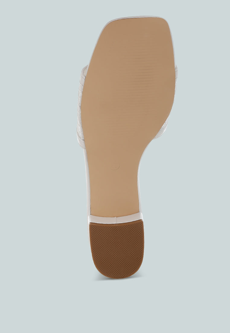 Faria Slip-On Low Block Heels-4