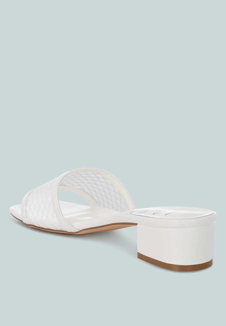 Faria Slip-On Low Block Heels-2