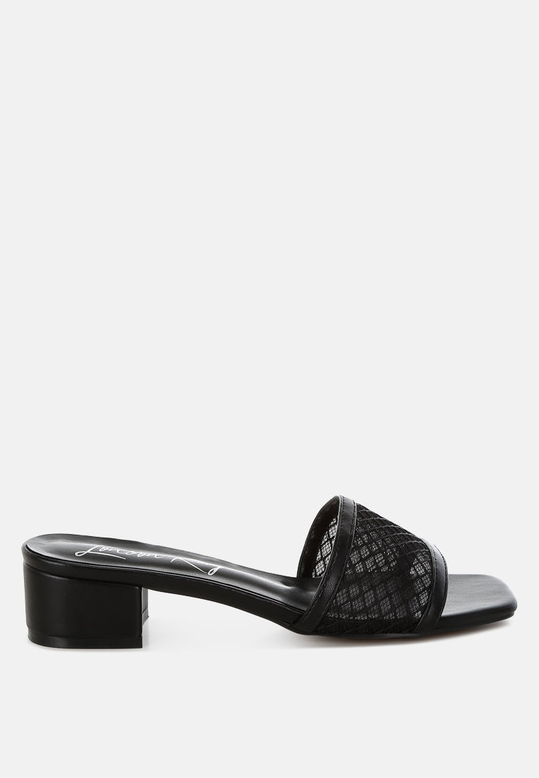 Faria Slip-On Low Block Heels-5