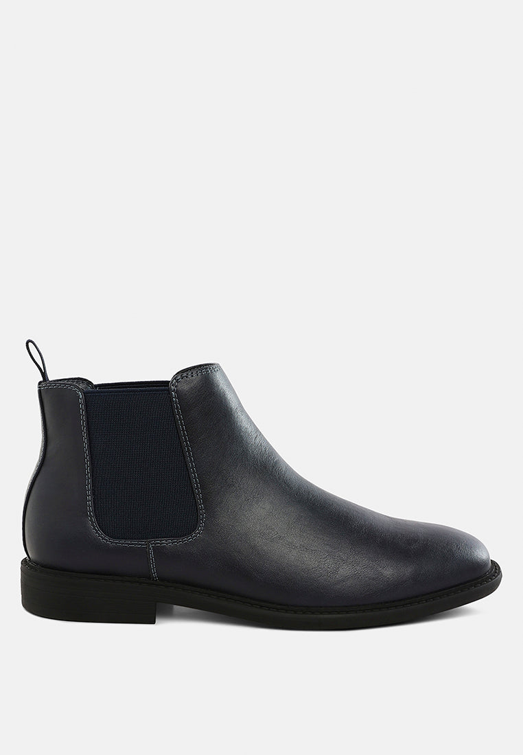Fraser Men's Faux Leather Chelsea Boots-7