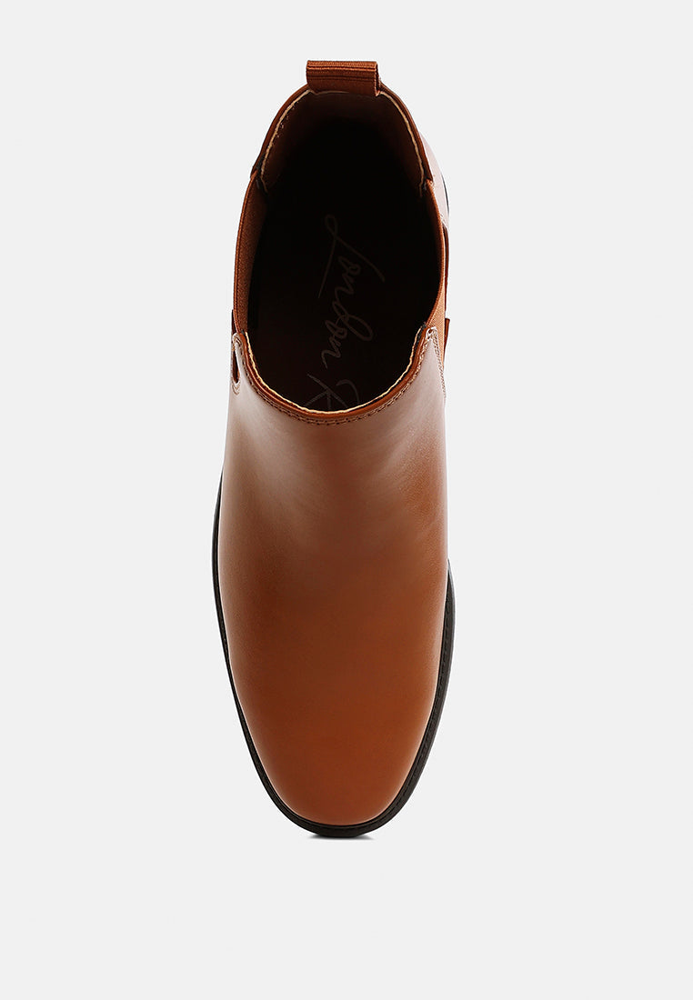 Fraser Men's Faux Leather Chelsea Boots-3