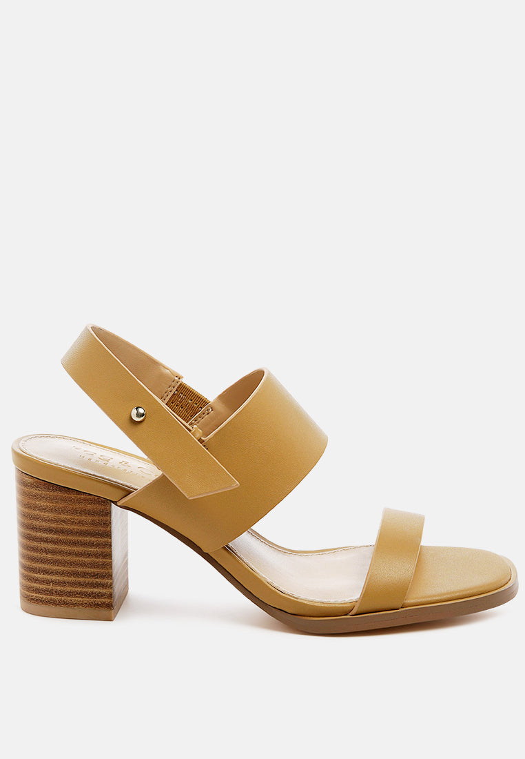 Gertude Slingback Block Heel Leather Sandal-0