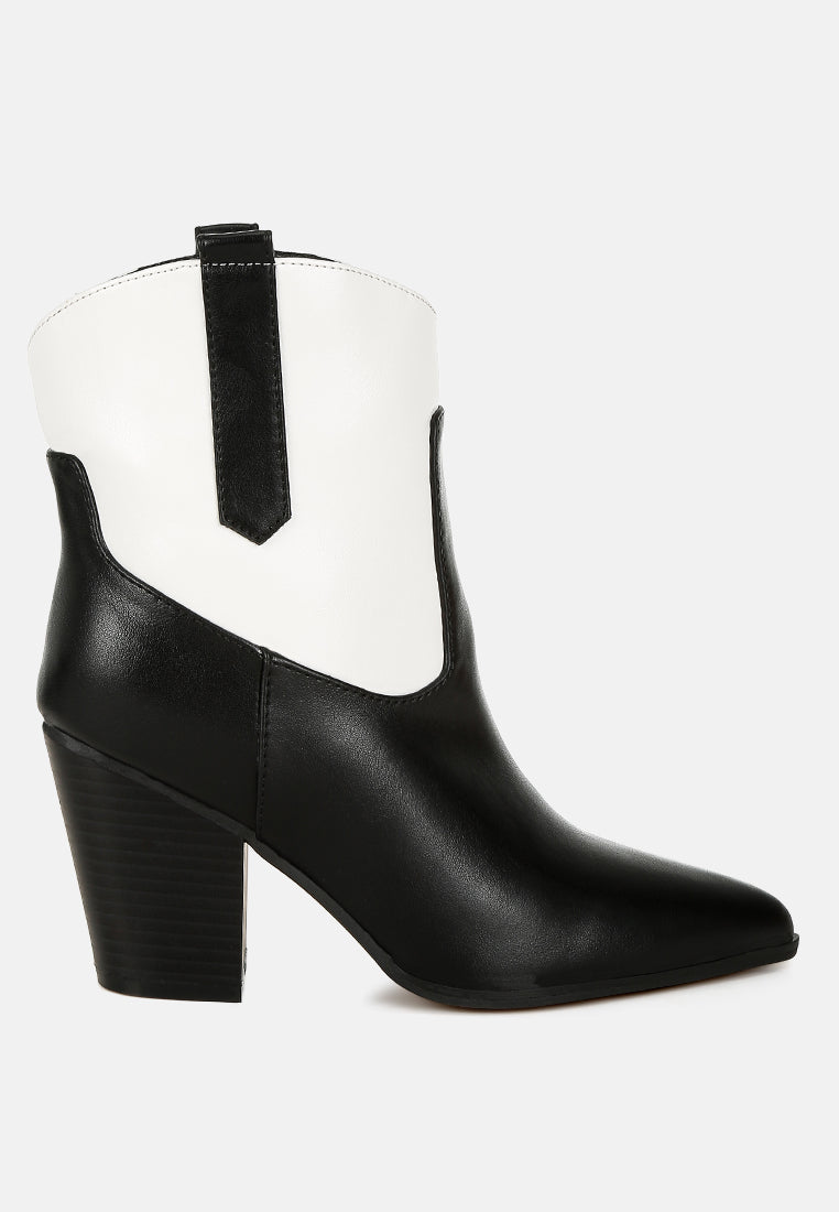 Gallops Two Tone Cowboy Boots-5