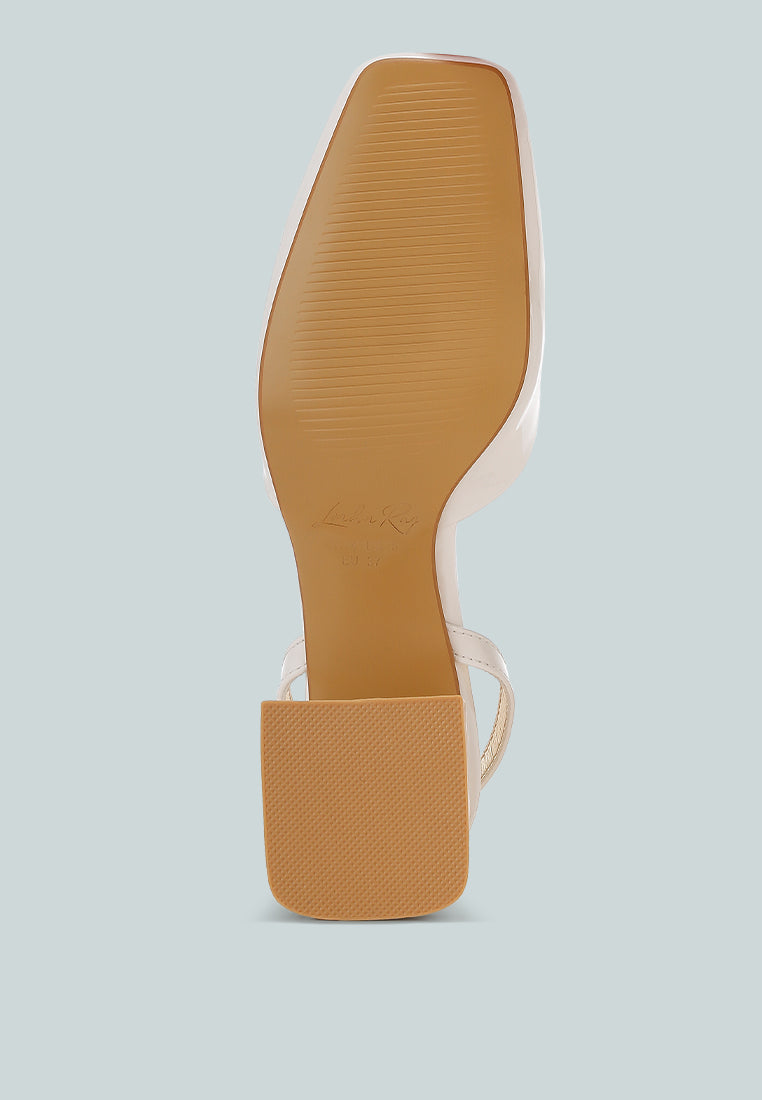 Griselda Brooch Detail Ankle Strap Sandals-4