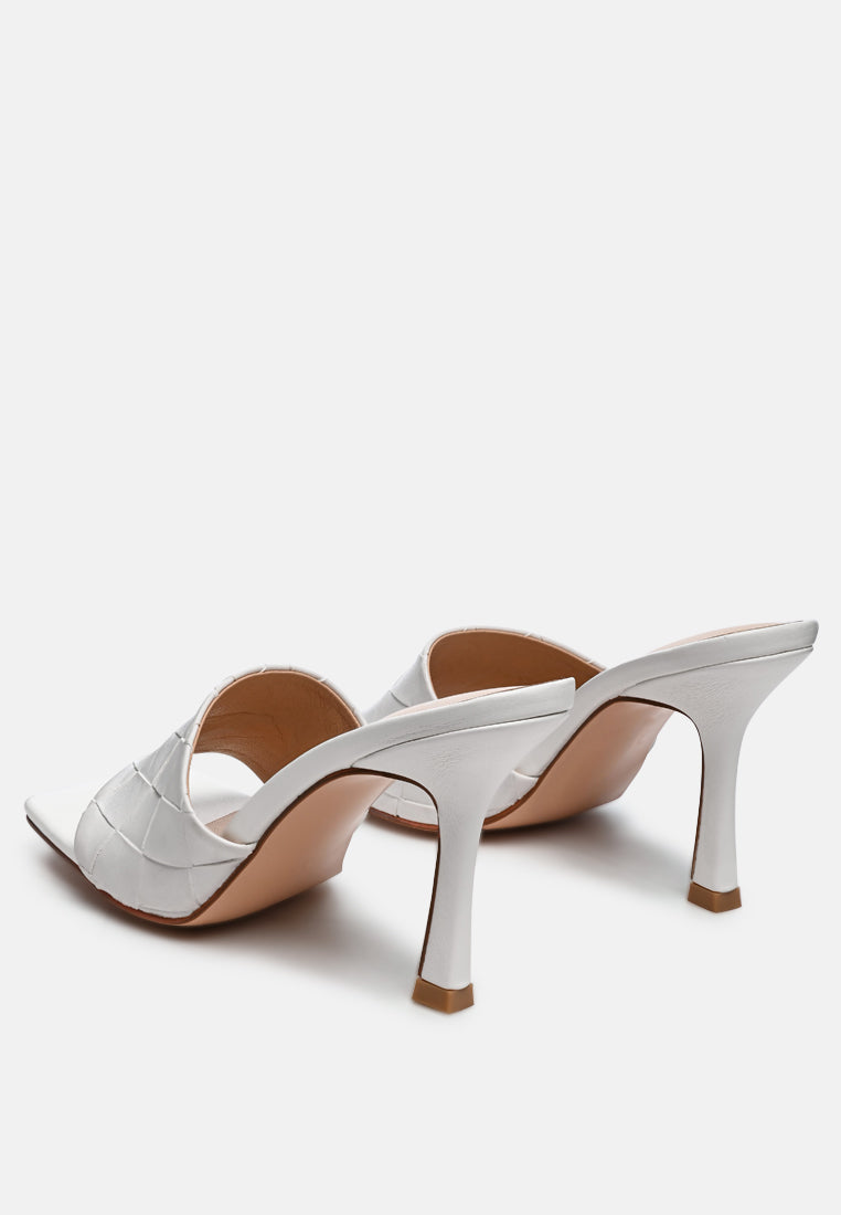 Carmen Woven Strap Mid Heel Sandals-3