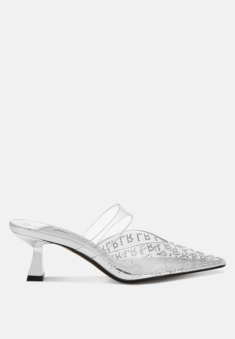 Holin Pointed Toe Kitten Heels-0