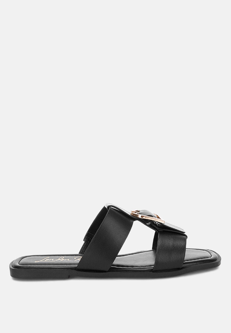 Hunab Gladiator Flat Slip Ons-0