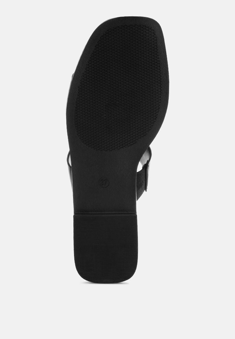 Hunab Gladiator Flat Slip Ons-4