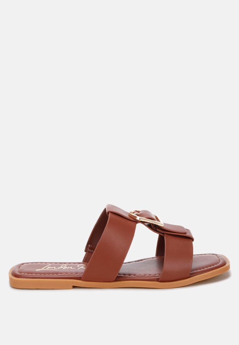 Hunab Gladiator Flat Slip Ons-5