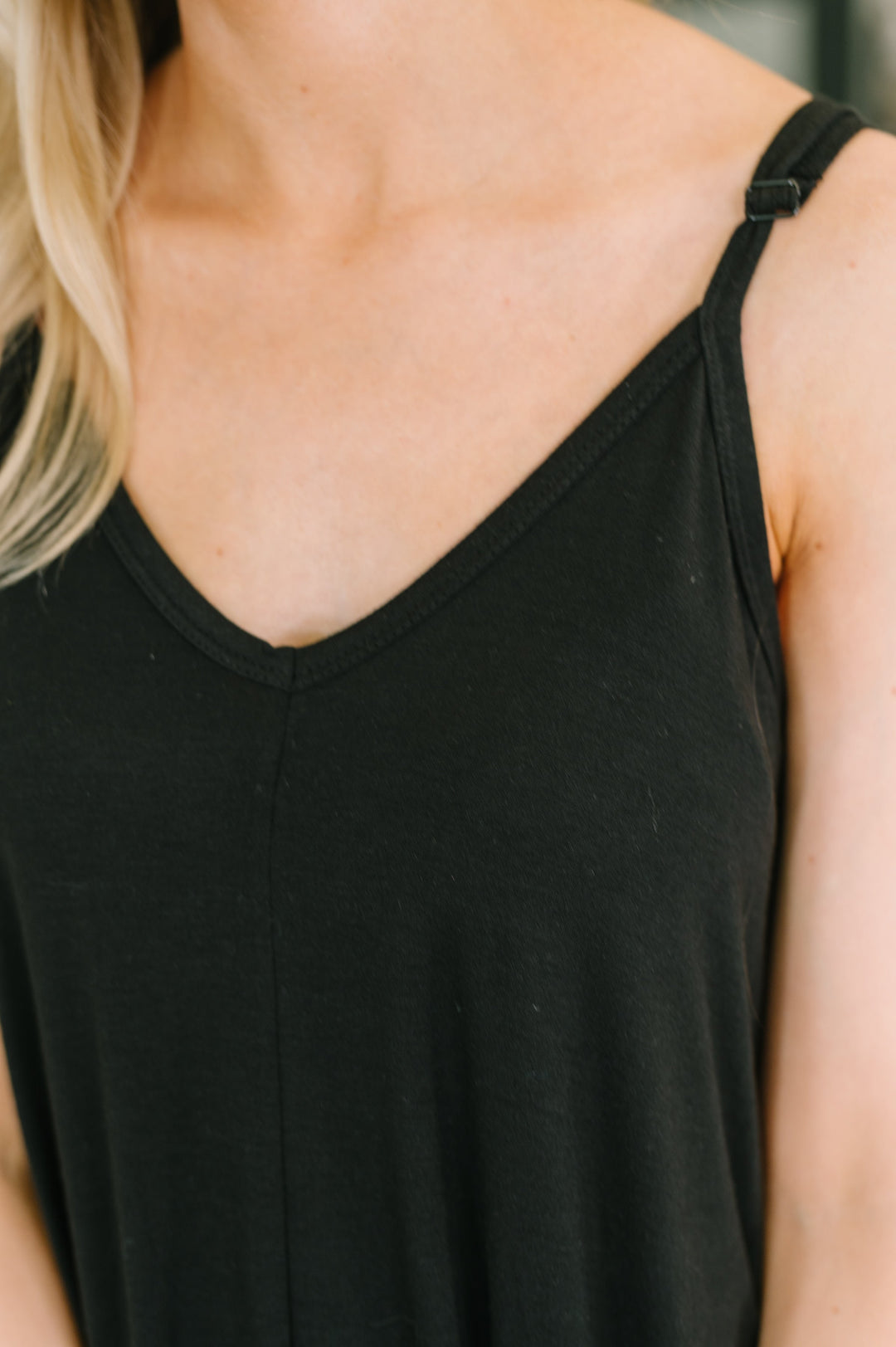 Just Getting Started Spaghetti Strap Maxi Dress in Black