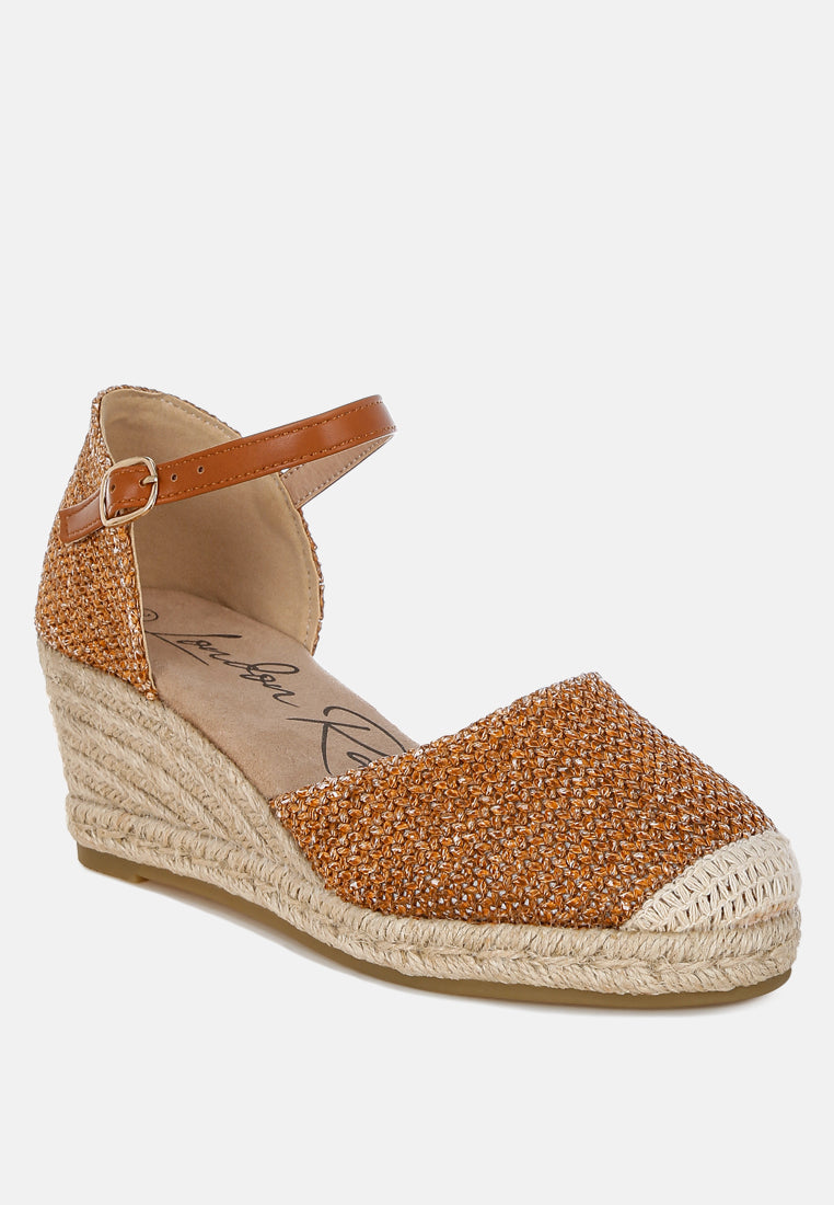 Ozaya Pin Buckle Espadrille Wedge Heels-2