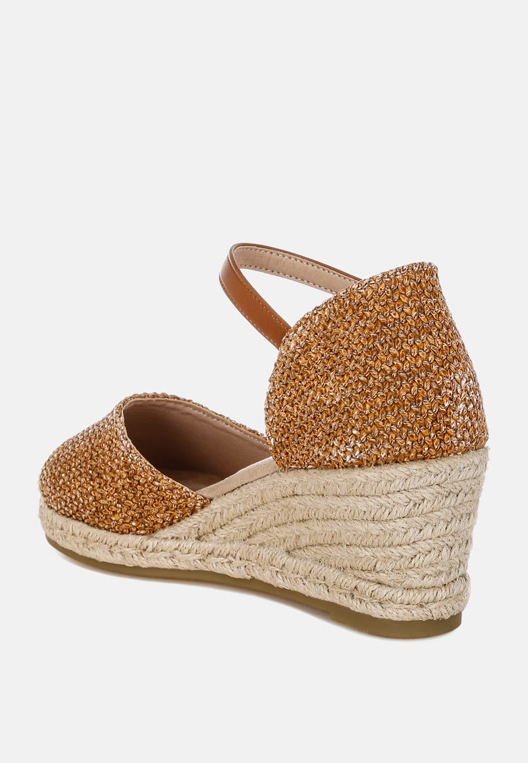 Ozaya Pin Buckle Espadrille Wedge Heels-3