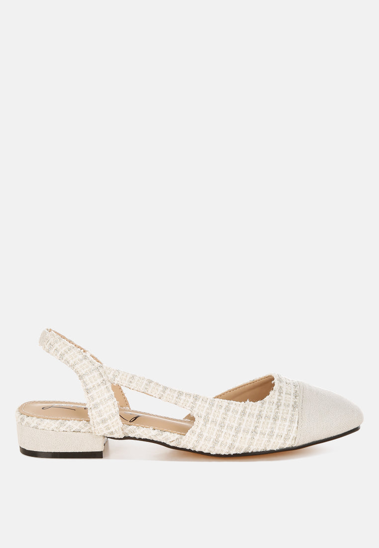 Karita Tweed Slingback Sandals-0