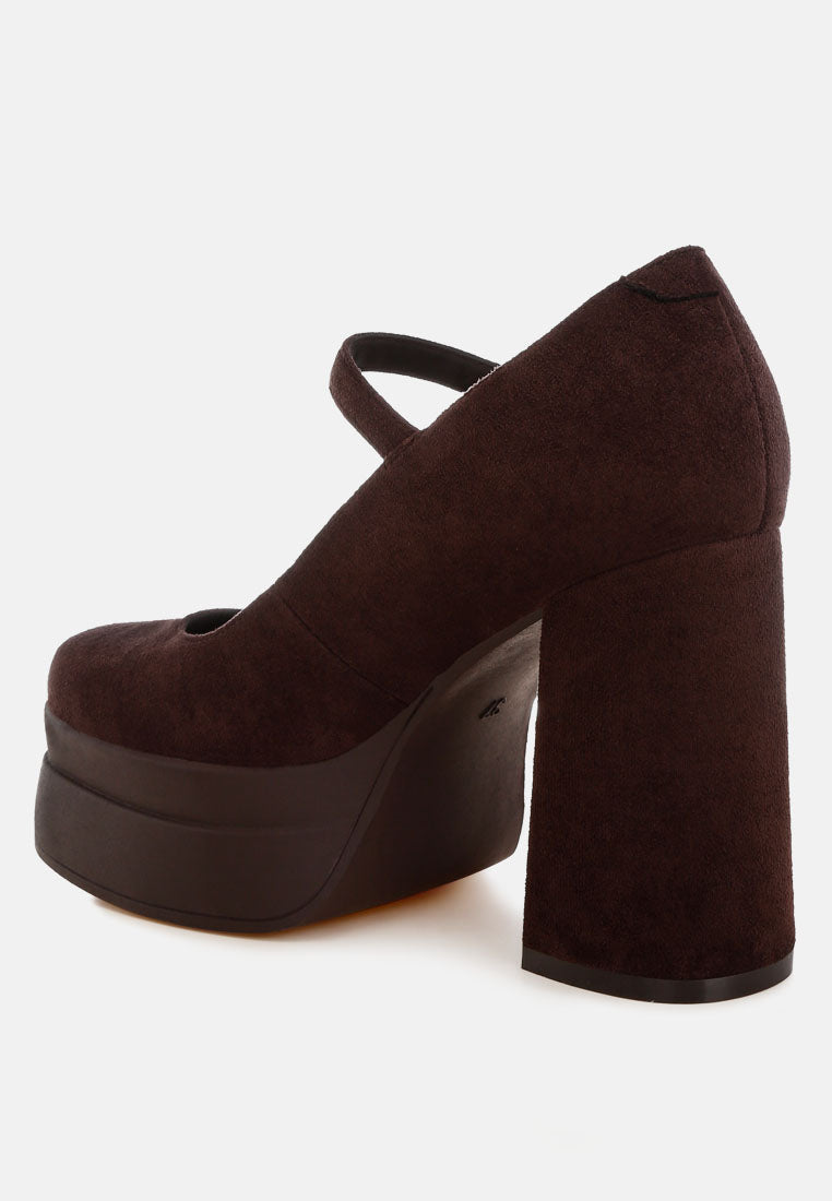 Kenny Chunky Buckle Strap Heels-3