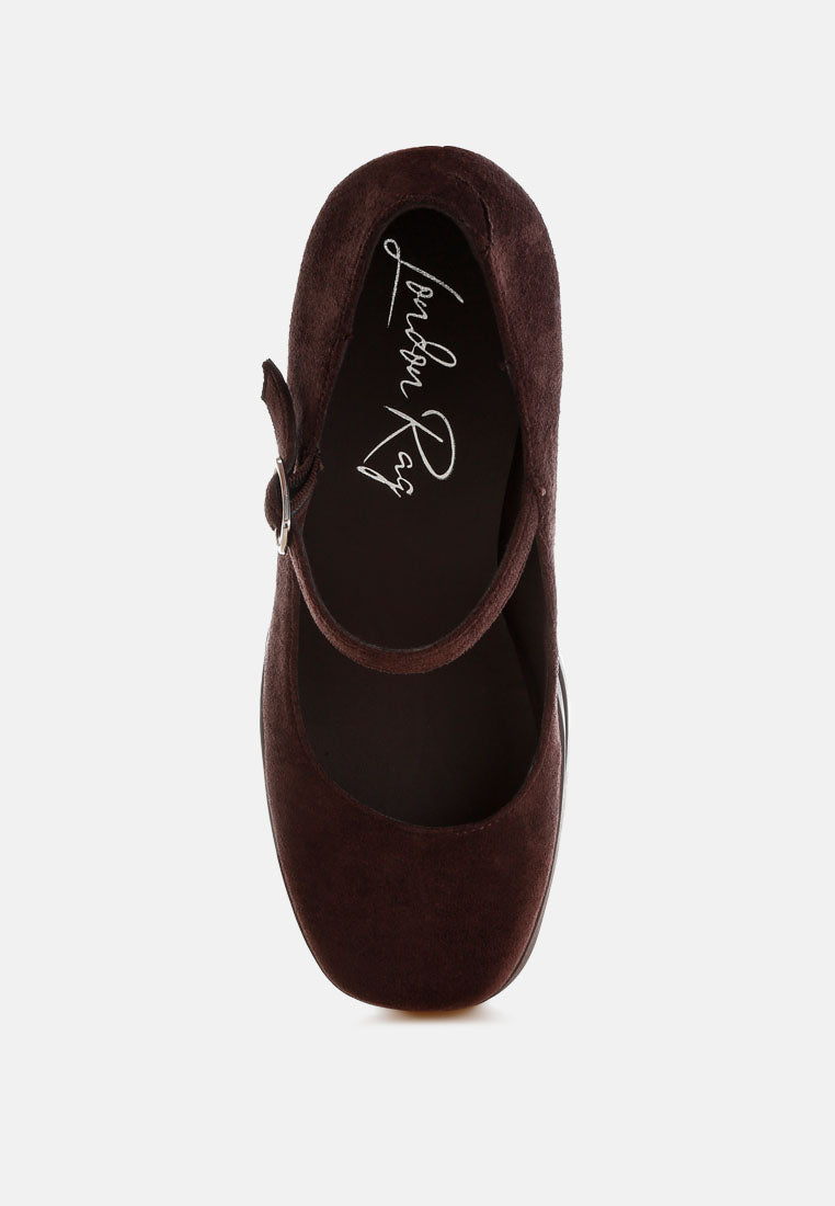 Kenny Chunky Buckle Strap Heels-4