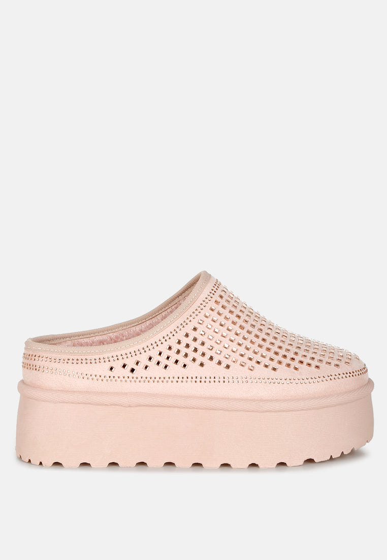 Kickles Rhinestones Embellished Platform Classic Slip-On-0