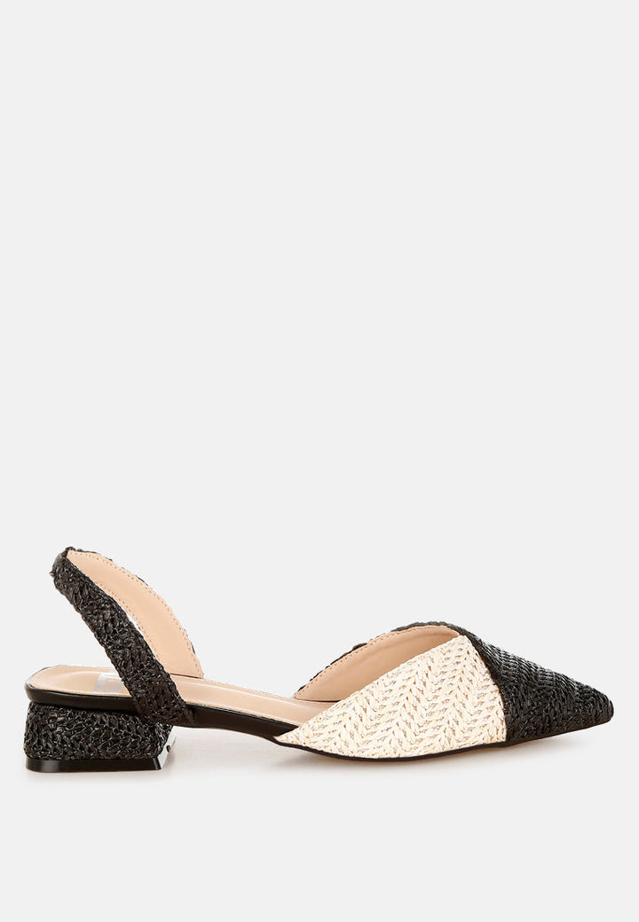 Kinjay Pointy Toe Slingback Sandals-5