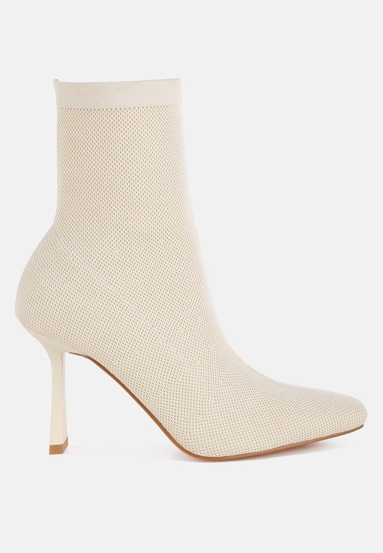 Kintley Knitted Sock Boots-5