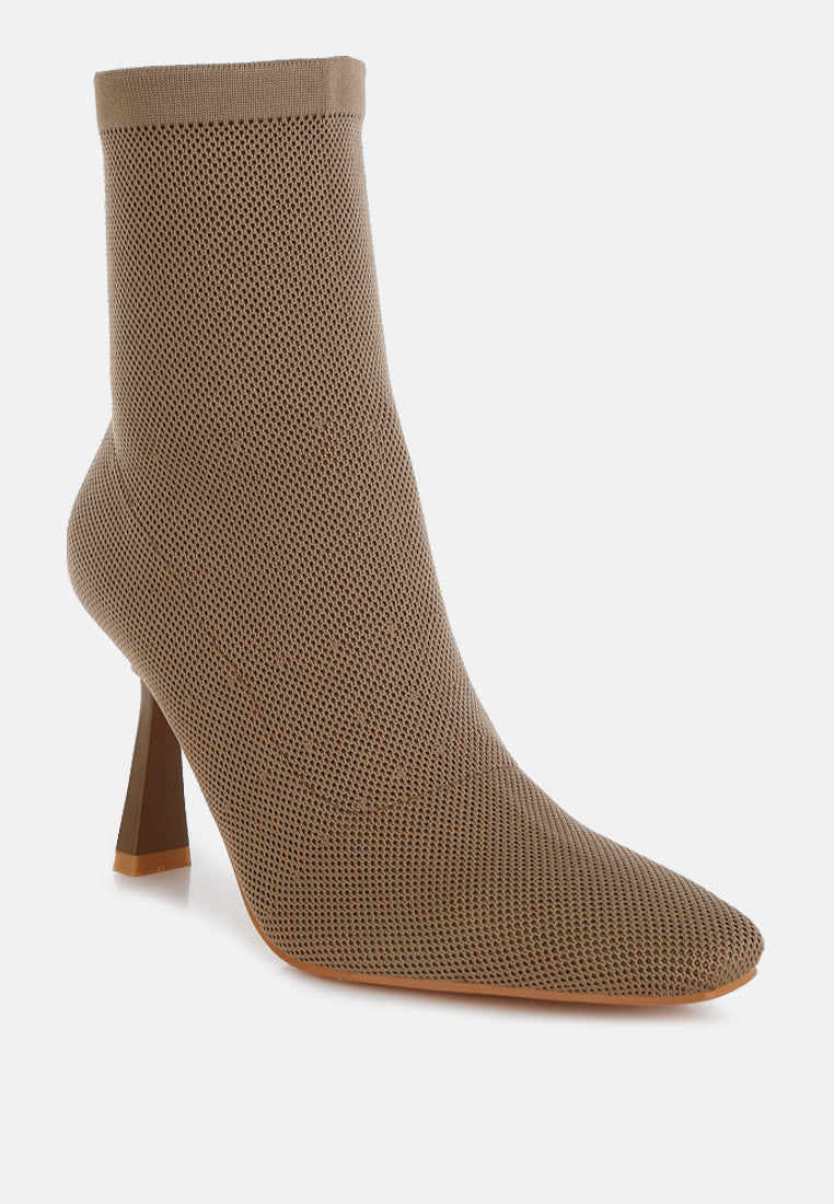 Kintley Knitted Sock Boots-1